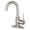 Fauceture LS8438DL Concord Single-Handle Bathroom Faucet W/ Push Pop-Up, Nickel LS8438DL - alternate 1
